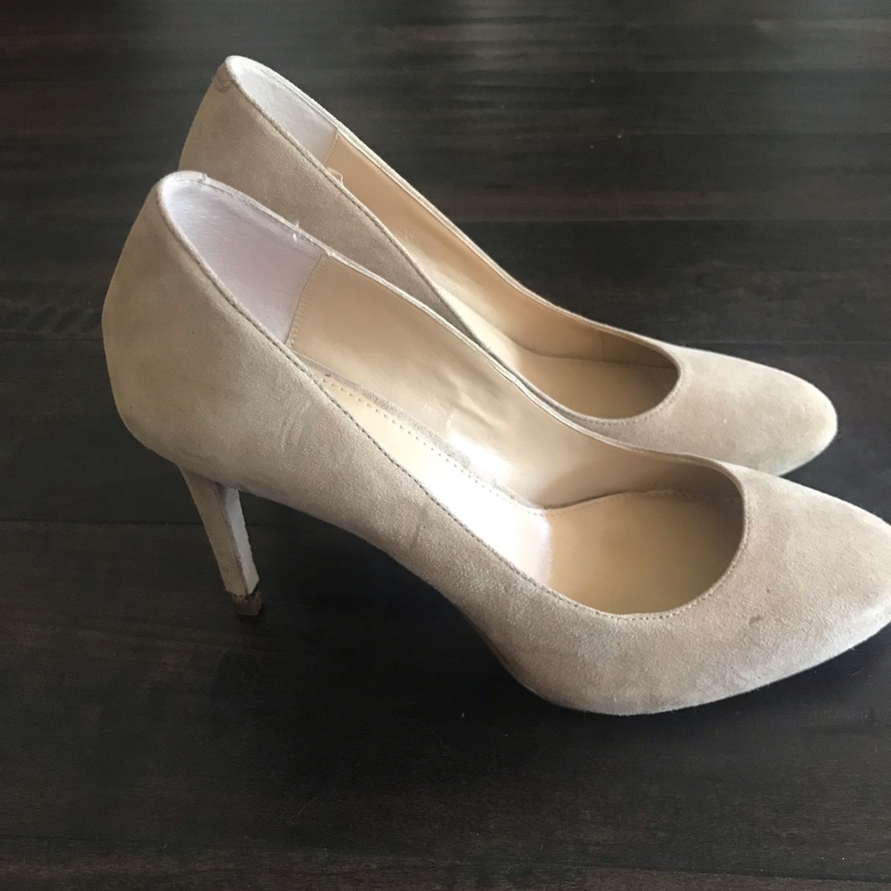 Michael Kors Tan Suede Pumps/Heels 7.5